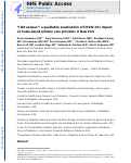 Cover page: “I felt useless”: a qualitative examination of COVID-19’s impact on home-based primary care providers in New York