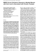 Cover page: MiRP2 Forms Potassium Channels in Skeletal Muscle with Kv3.4 and Is Associated with Periodic Paralysis