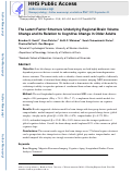 Cover page: The Latent Factor Structure Underlying Regional Brain Volume Change and Its Relation to Cognitive Change in Older Adults