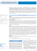 Cover page: Targeting Androgen Receptor and DNA Repair in Metastatic Castration-Resistant Prostate Cancer: Results From NCI 9012