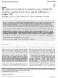 Cover page: Motivation and sensitivity to monetary reward in late-life insomnia: moderating role of sex and the inflammatory marker CRP