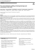 Cover page: The role of methylation profiling in histologically diagnosed neurocytoma: a case series