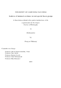 Cover page: Lattices of minimal covolume in real special linear groups