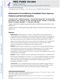 Cover page: Deferoxamine Preconditioning of Irradiated Tissue Improves Perfusion and Fat Graft Retention