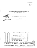 Cover page: BEVATRON OPERATION AND DEVELOPMENT. 59 JULY - SEPTEMBER 1968