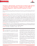 Cover page: Prevalence, Characteristics, and Outcomes of Valvular Heart Disease in Patients With Atrial Fibrillation: Insights From the ORBIT‐AF (Outcomes Registry for Better Informed Treatment for Atrial Fibrillation)