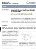 Cover page: Biosynthesis of a new skyllamycin in Streptomyces nodosus : a cytochrome P450 forms an epoxide in the cinnamoyl chain