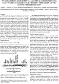 Cover page: Investigations, Experiments, and Implications for using existing Pulse Magents for "TOPOFF" 
Operation at the Advanced Light Source