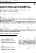 Cover page: A retrospective data analysis on the induction medications used in trauma rapid sequence intubations and their effects on outcomes