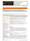 Cover page: CR6-interacting factor-1 contributes to osteoclastogenesis by inducing receptor activator of nuclear factor κB ligand after radiation.