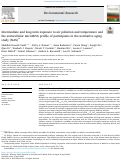 Cover page: Intermediate and long-term exposure to air pollution and temperature and the extracellular microRNA profile of participants in the normative aging study (NAS)