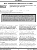 Cover page: Recurrent Priapism from Therapeutic Quetiapine