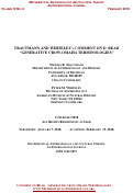 Cover page: TRAUTMANN AND WHITELEY’sCOMMENT ON D. READ                      “GENERATIVE CROW-OMAHA TERMINOLOGIES”