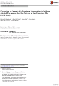 Cover page: Correction to: Impact of a Structural Intervention to Address Alcohol Use Among Gay Bar Patrons in San Francisco: The PACE Study