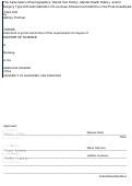 Cover page: The Association of Demographics, Opioid Use History, Mental Health History, and/or Surgery Type with Administration of Low-dose Intravenous Ketamine in the Post-Anesthesia Care Unit