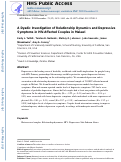 Cover page: A Dyadic Investigation of Relationship Dynamics and Depressive Symptoms in HIV-Affected Couples in Malawi