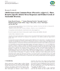 Cover page: DREB Genes from Common Bean (Phaseolus vulgaris L.) Show Broad to Specific Abiotic Stress Responses and Distinct Levels of Nucleotide Diversity