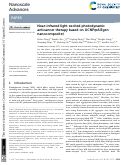 Cover page: Near-infrared light excited photodynamic anticancer therapy based on UCNP@AIEgen nanocomposite