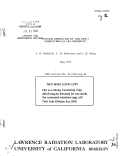 Cover page: SYSTEM OPERATION OF THE PDP-7 COMPUTERS AT LRL BERKELEY