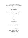 Cover page: Magnetic Particle Imaging with Advanced Tomographic Reconstruction Methods