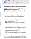 Cover page: Immunologic profiles distinguish aviremic HIV-infected adults