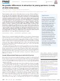 Cover page: No gender differences in attraction to young partners: A study of 4500 blind dates.