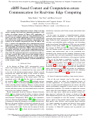 Cover page: eBPF-based Content and Computation-aware Communication for Real-time Edge Computing