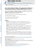 Cover page: Associations Between Patterns of Esophageal Dysmotility and Extra-Intestinal Features in Patients With Systemic Sclerosis.