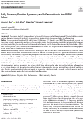 Cover page: Emotion and cortisol dynamics and daily stress in a national sample of adults