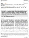 Cover page: New rabies viral resources for multi-scale neural circuit mapping