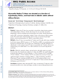 Cover page: Myocardial native-T1 times are elevated as a function of hypertrophy, HbA1c, and heart rate in diabetic adults without diffuse fibrosis