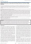 Cover page: Current Alcohol Use is Associated with Sleep Patterns in First-Year College Students