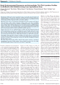 Cover page: Early Environmental Exposures and Intracellular Th1/Th2 Cytokine Profiles in 24MonthOld Children Living in an Agricultural Area.