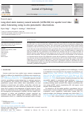 Cover page: Long short-term memory neural network (LSTM-NN) for aquifer level time series forecasting using in-situ piezometric observations