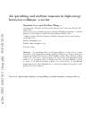 Cover page: Jet quenching and medium response in high-energy heavy-ion collisions: a review