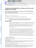 Cover page: Exposing and addressing tobacco industry conduct in low-income and middle-income countries