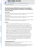 Cover page: Mu-opioid Receptor (MOR) Biased Agonists Induce Biphasic Dose-dependent Hyperalgesia and Analgesia, and Hyperalgesic Priming in the Rat