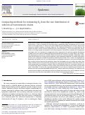 Cover page: Comparing methods for estimating R0 from the size distribution of subcritical transmission chains