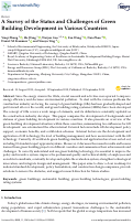 Cover page: A Survey of the Status and Challenges of Green Building Development in Various Countries