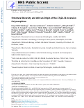 Cover page: Structural diversity and African origin of the 17q21.31 inversion polymorphism