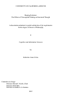 Cover page: Shaping relations: The effects of visuospatial priming on structured thought