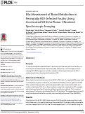 Cover page: Pilot Assessment of Brain Metabolism in Perinatally HIV-Infected Youths Using Accelerated 5D Echo Planar J-Resolved Spectroscopic Imaging