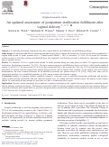 Cover page: An updated assessment of postpartum sterilization fulfillment after vaginal delivery