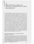 Cover page: Magnetic Resonance Imaging and Spectroscopy in Studying Exercise in Children.