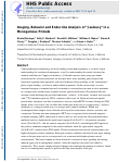 Cover page: Imaging, Behavior and Endocrine Analysis of Jealousy in a Monogamous Primate.