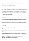 Cover page: Changes in Mammography Utilization by Women’s Characteristics during the First 5 Months of the COVID-19 Pandemic