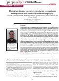 Cover page: Clinically indicated electrical stimulation strategies to treat patients with medically refractory epilepsy