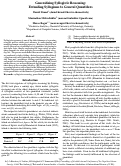 Cover page: Generalizing Syllogistic Reasoning: Extending Syllogisms to General Quantifiers