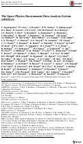 Cover page: The Space Physics Environment Data Analysis System (SPEDAS).