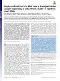 Cover page: Engineered resistance to Zika virus in transgenic Aedes aegypti expressing a polycistronic cluster of synthetic small RNAs